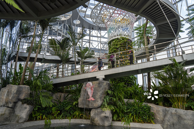 钢结构温室花园图片素材