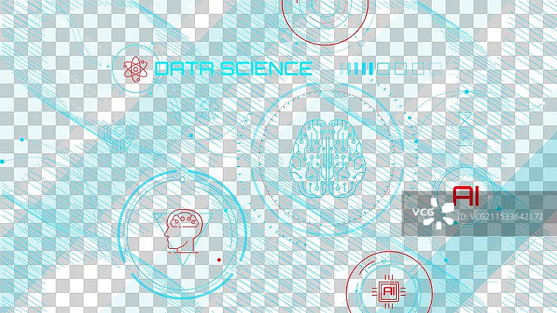 科学与大数据可视化图片素材