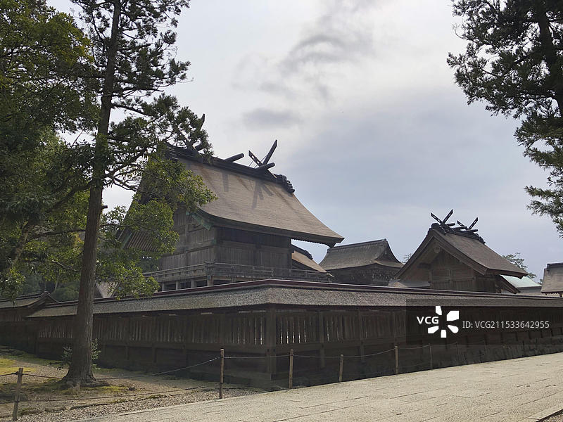 日本岛根县出云大社景色图片素材