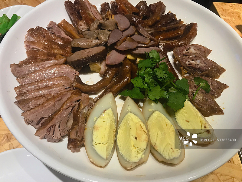 潮汕卤水拼盘卤鹅图片素材