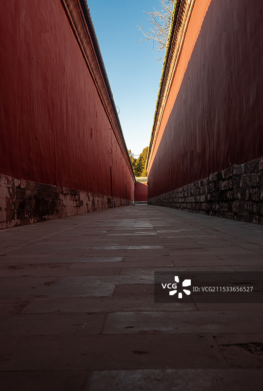 天坛红墙图片素材