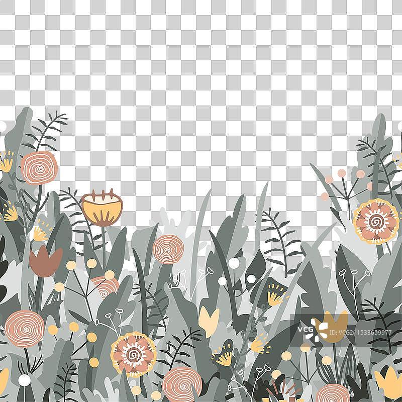 斯堪的纳维亚民俗风格的仙女花边图片素材