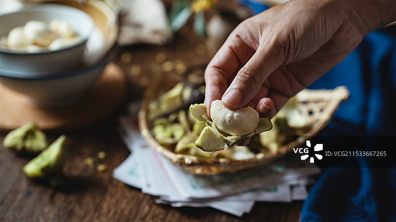 江南美食南湖菱图片素材