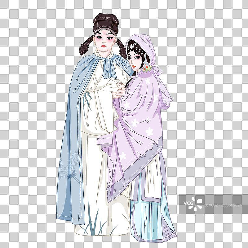 昆曲人物图片素材