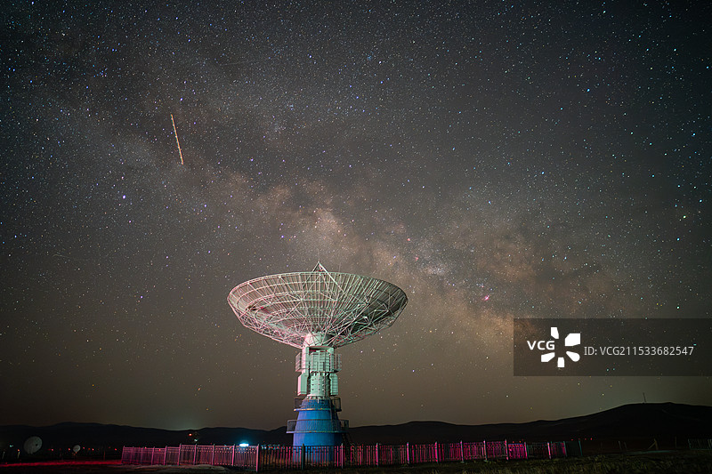 明安图星空图片素材