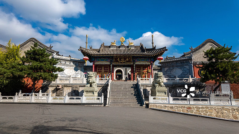 山西忻州五台山寺庙图片素材