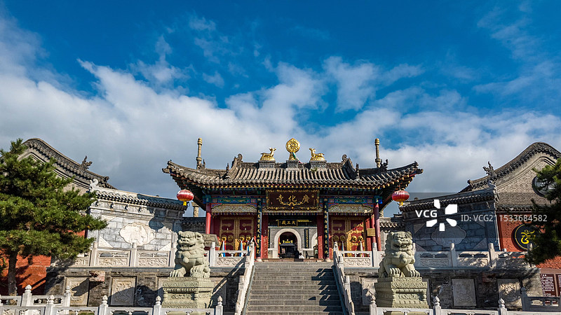 山西忻州五台山寺庙图片素材