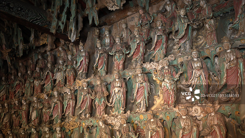 山西晋中双林寺图片素材