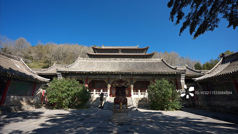 山西忻州五台山寺庙图片素材