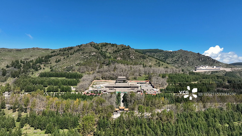 山西忻州五台山寺庙图片素材