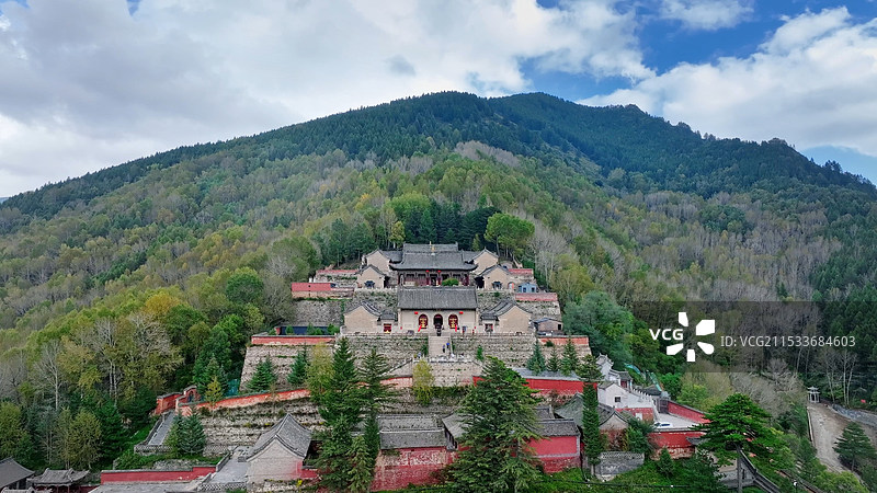 山西忻州五台山寺庙图片素材
