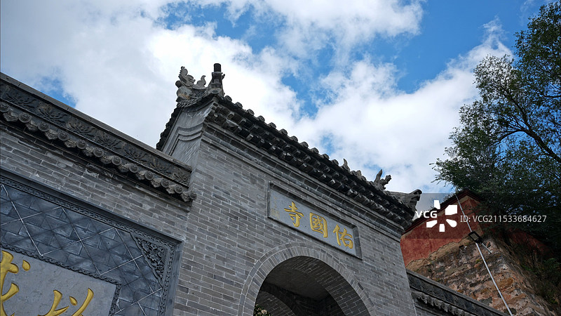 山西忻州五台山寺庙图片素材
