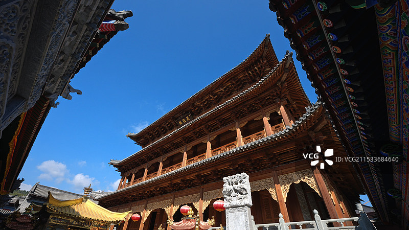 山西忻州五台山寺庙图片素材