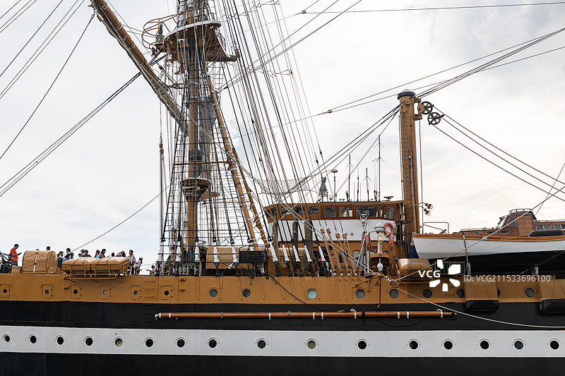 亚美利哥韦斯普奇号古帆船图片素材
