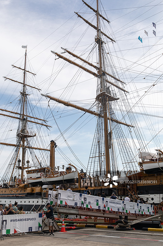 亚美利哥韦斯普奇号古帆船图片素材