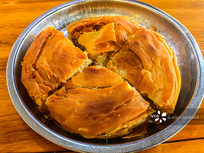 传统美食锅盔（锅魁）图片素材