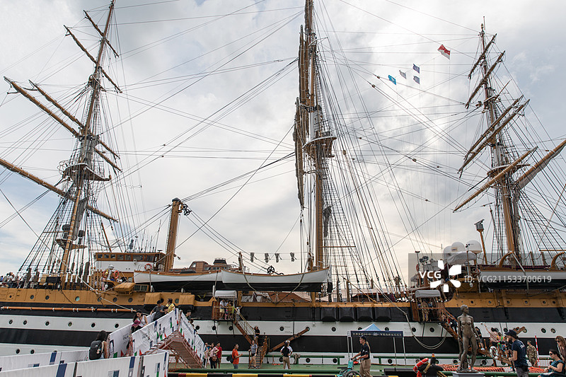 亚美利哥韦斯普奇号古帆船图片素材