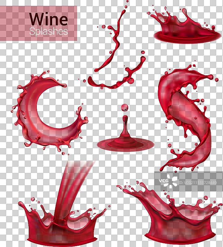 红酒喷雾系列图片素材