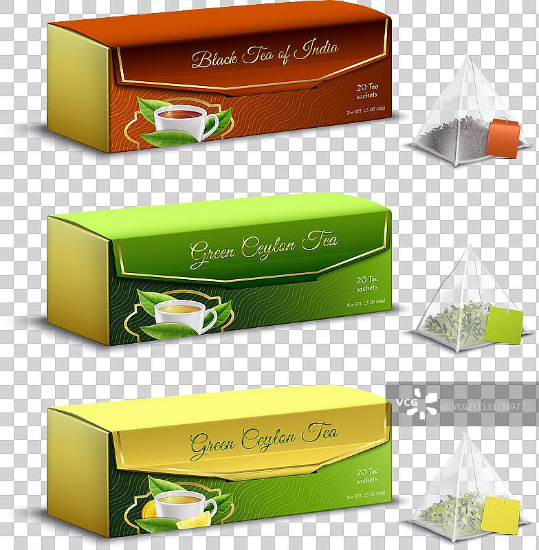 茶叶包装的真实设计图片素材