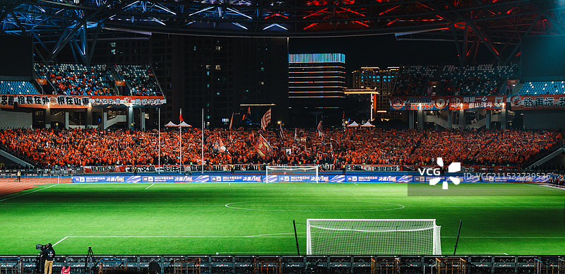 中国足协杯决赛山东泰山球迷图片素材