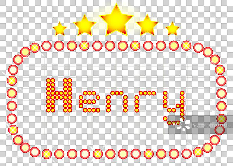 亨利的名字电影剧院招牌图片素材