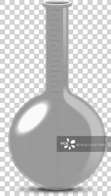 塑料或玻璃量杯，逼真的玻璃杯图片素材