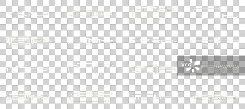 电烙铁图标集霓虹风格图片素材