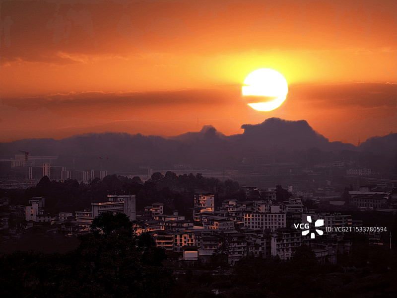 硒都恩施老城图片素材