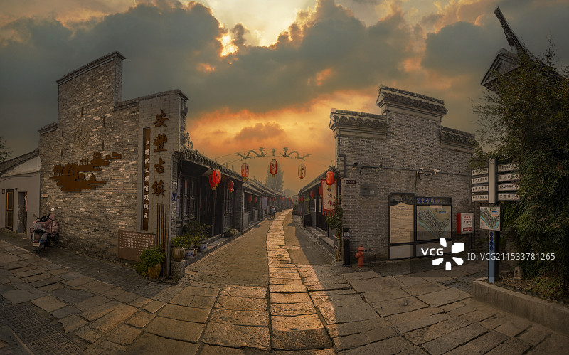 东台安丰古镇图片素材