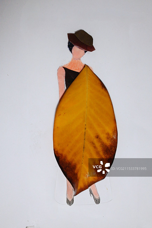 秋叶贴画图片素材