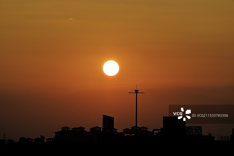 落日余晖图片素材