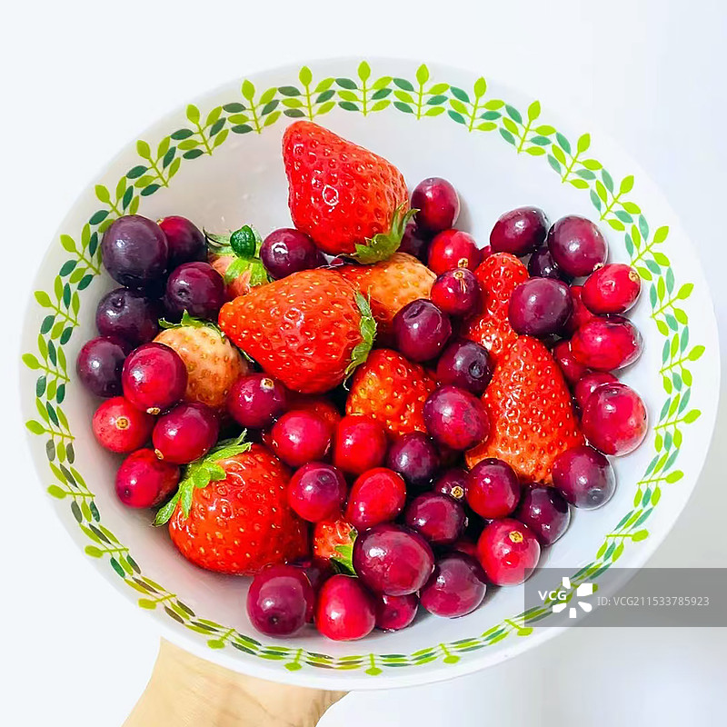 草莓or蔓越莓图片素材