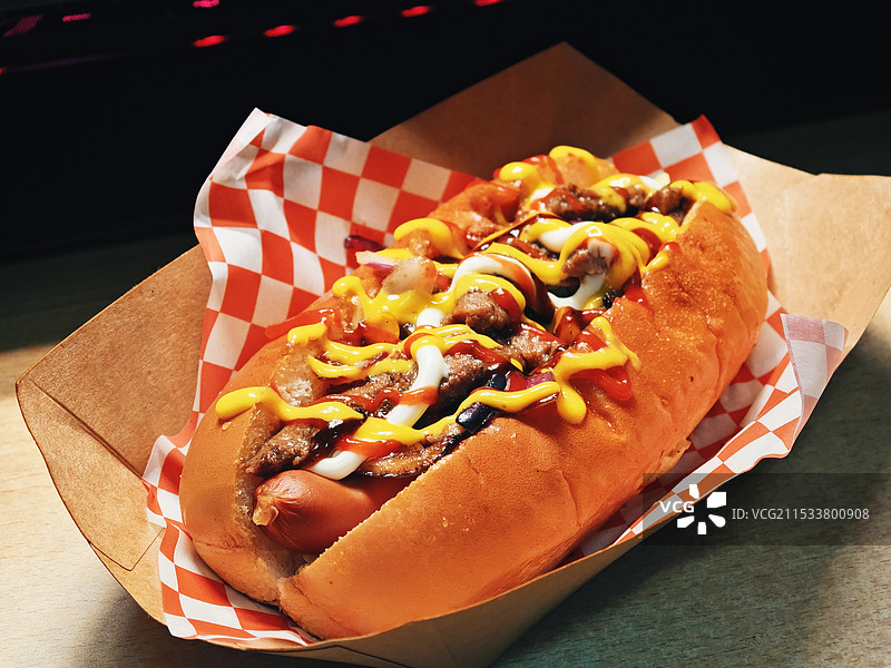 美食热狗图片素材