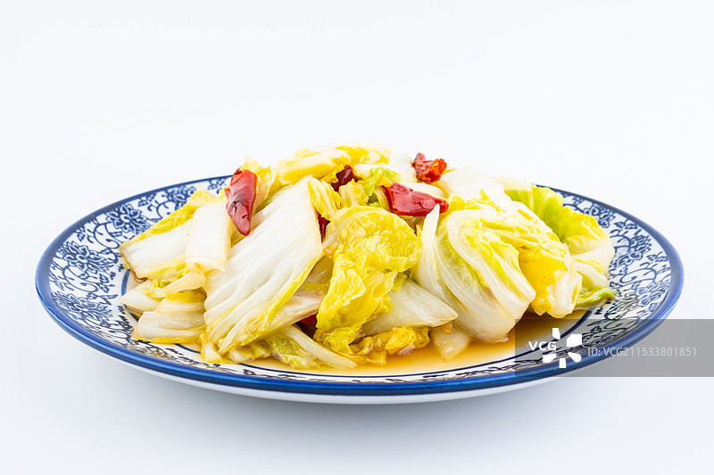 一碟川菜酸溜大白菜图片素材