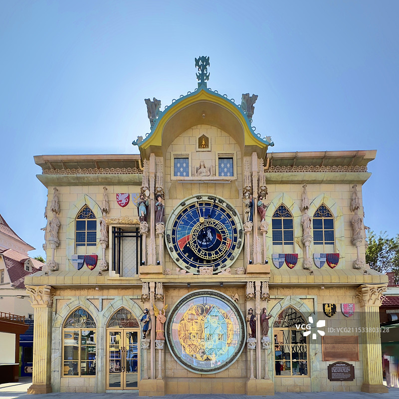 布拉格天文钟图片素材