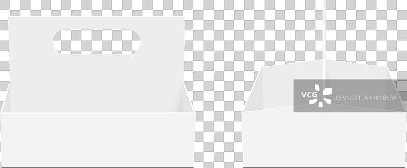 空的纸箱包装模型图片素材