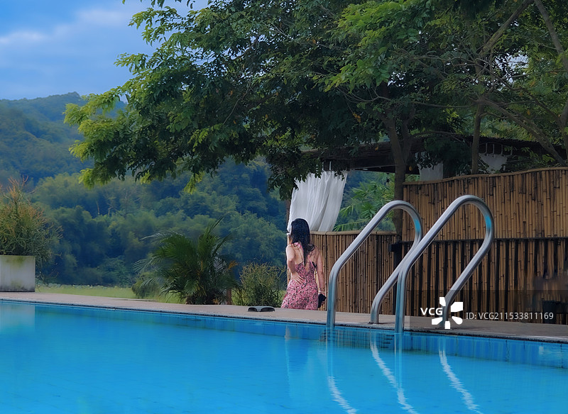 乡村度假地风景图片素材