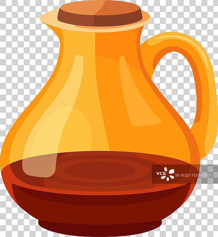 装有油的玻璃壶图片素材