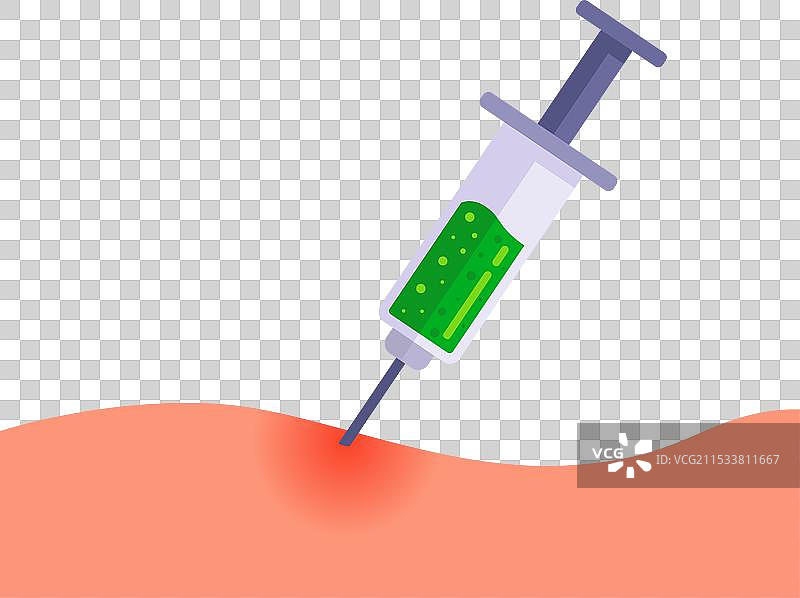 给人类接种疫苗图片素材