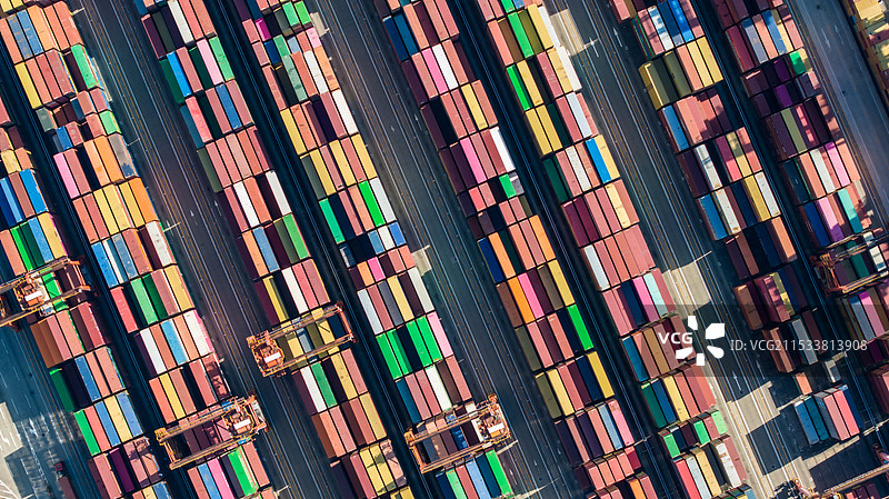 深圳盐田港集装箱码头图片素材