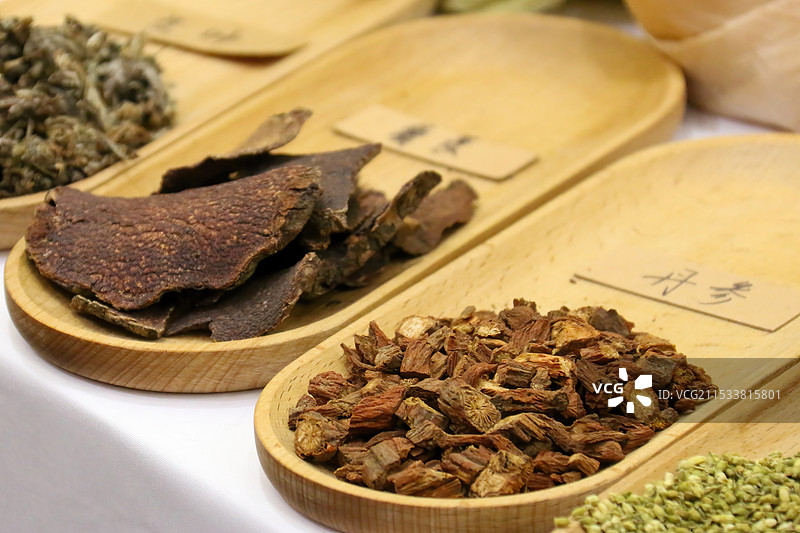 传统中药丹参图片素材