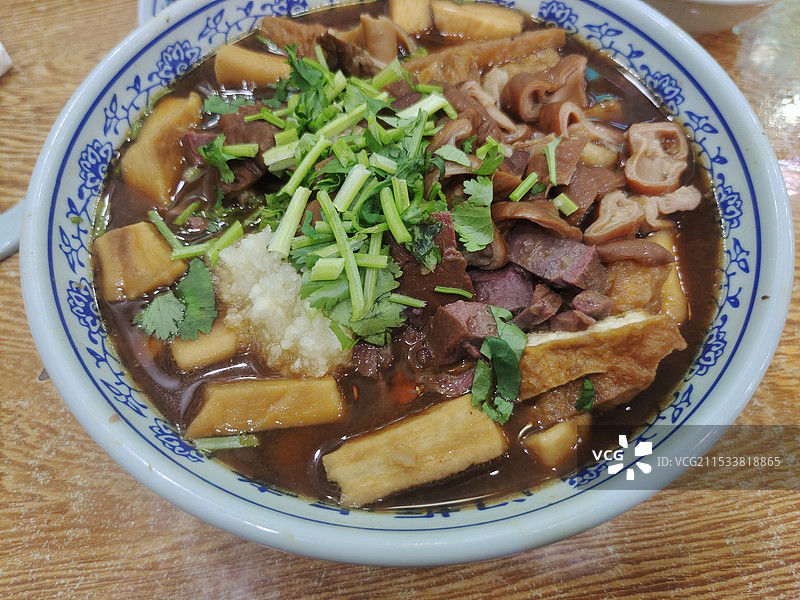 北京小吃:卤煮火烧图片素材