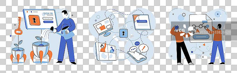 个人数据保护网络安全是图片素材