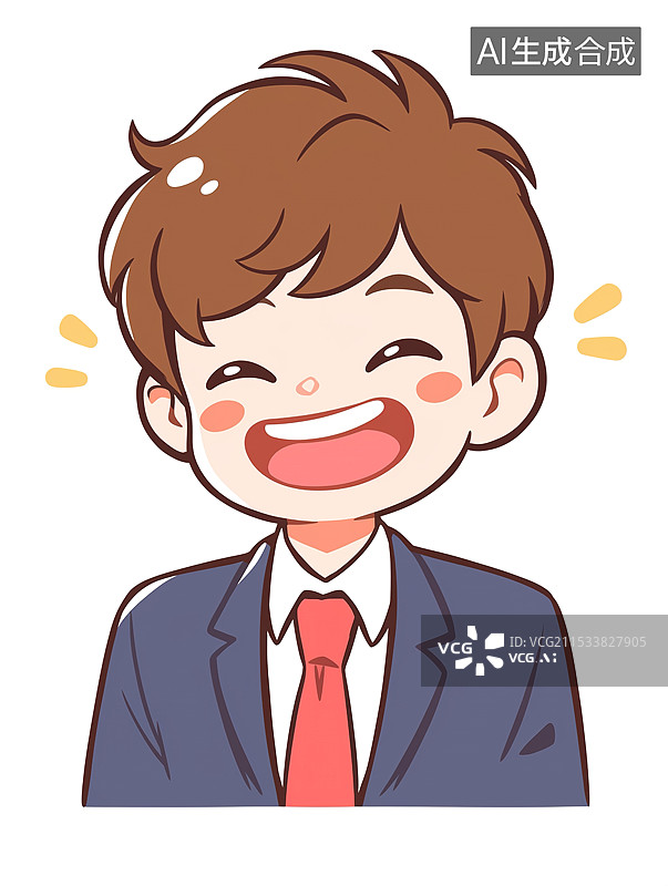 【AI数字艺术】穿西装的男性图片素材