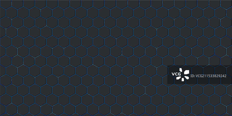 抽象无缝未来感简单六边形图片素材