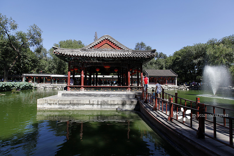 北京恭王府及花园图片素材