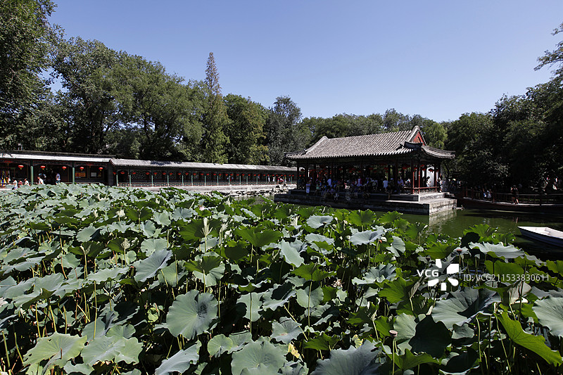 北京恭王府及花园图片素材