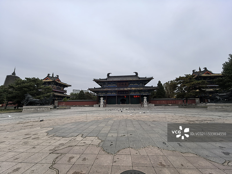 广佑寺+辽宁省辽阳市白塔区胜利街道中华大街一段60号图片素材