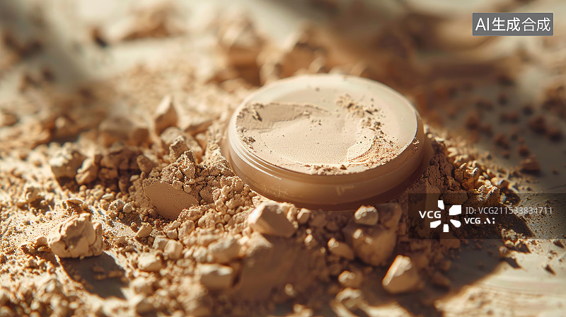 【AI数字艺术】深褐色的粉底背景图片素材