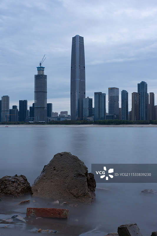 武汉汉口江滩 武汉江景图片素材